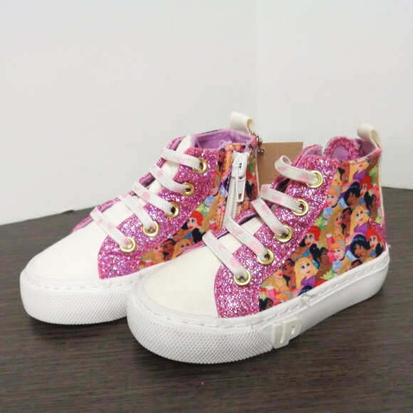 Brand New Ground Up Princess Lace High-Top Sneakers. MultiColor. ECPS6016FL F55 - Picture 5 of 10